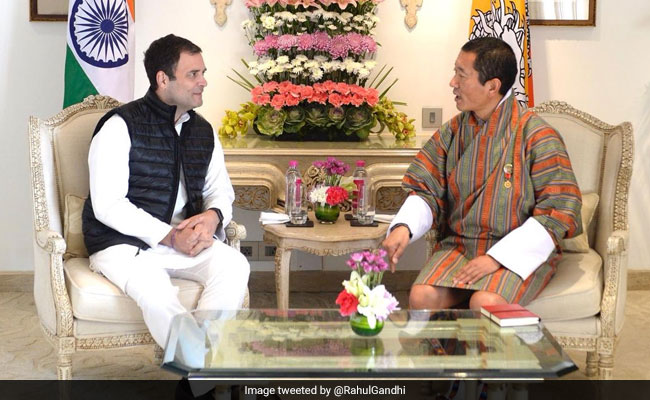 "Relationship That Endured Test Of Time": Rahul Gandhi Meets Bhutan's PM