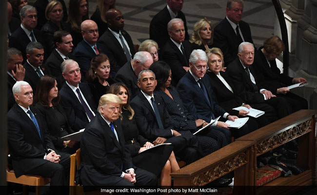 All The Presidents Recited A Core Prayer At Bush Funeral. Except Trump