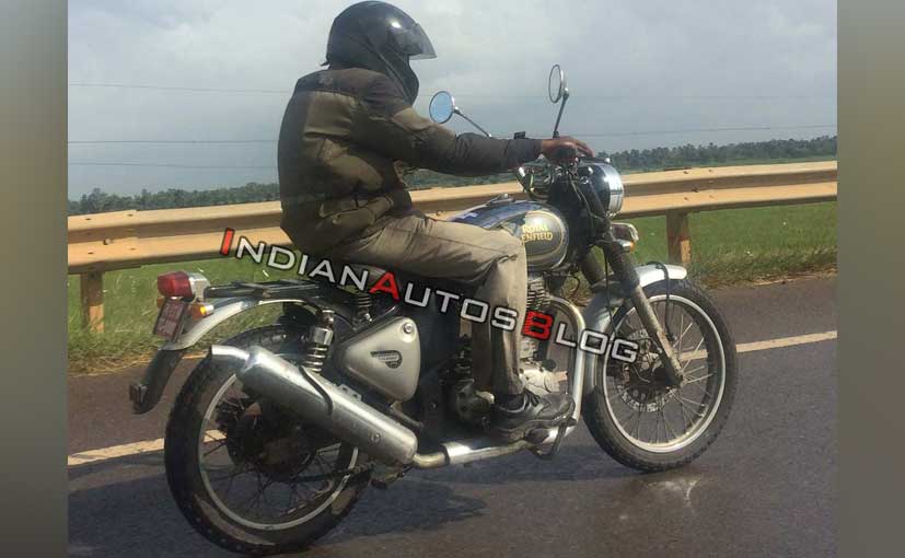 Royal Enfield Classic Scrambler 500 Spotted Testing