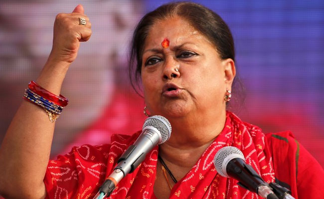 Election Panel Should Act: Vasundhara Raje On Sharad Yadav's Body-Shaming
