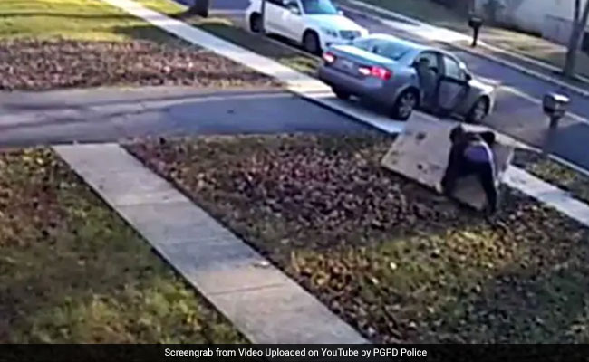 चोर ने आसानी से चुराई TV, लेकिन ले जाने में आ गई नानी याद, VIDEO देख हंसी नहीं रोक पाएंगे आप