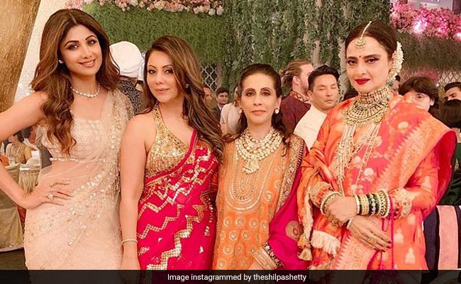 Inside Isha Ambani's Wedding: Shilpa Shetty, Gauri Khan, Sunita Kapoor And The 'One And Only' Rekha