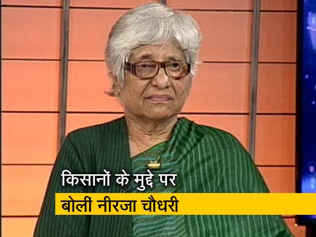 किसान की आवाज कहीं न कहीं पहुंच रही है : नीरजा चौधरी