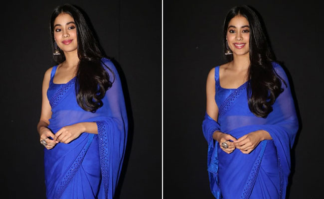 Loving Janhvi Kapoor's Blue <i>Saree</i>? Get Yourself One From These 5 Options