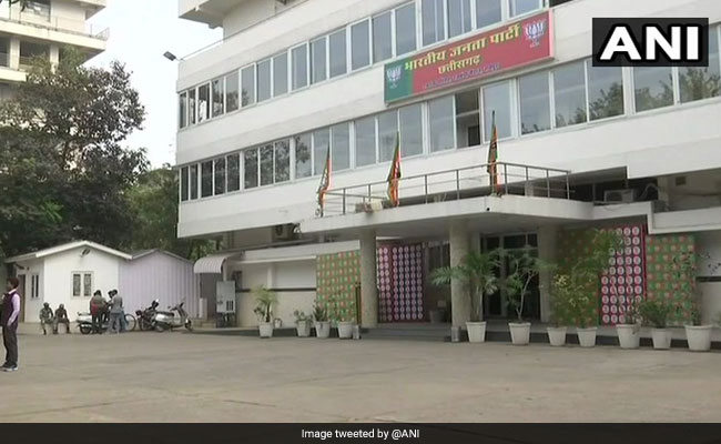 A Lull At BJP Headquarters On Election Counting Day