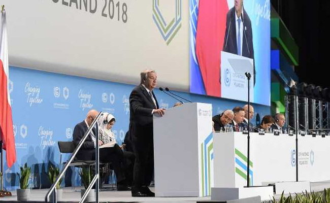 "Still Not Doing Enough": UN Warns As Key Climate Talks Begin In Poland