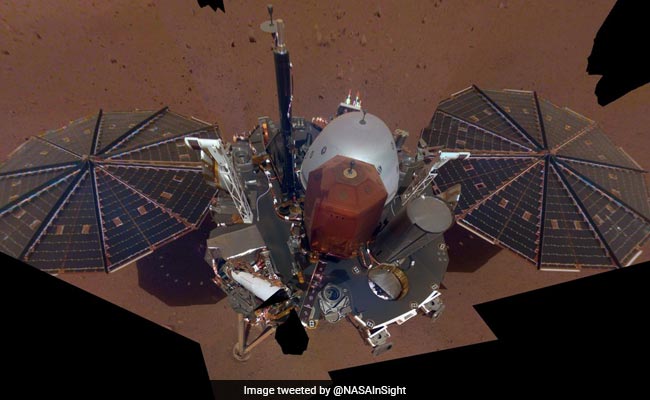 NASA's InSight Sends Back First Selfie On Mars
