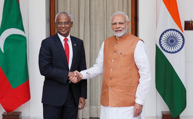 PM Modi Holds Talks With Maldivian President To Strengthen Bilateral Ties