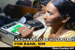 Aadhaar To Be Voluntary For Banking, Phones. Centre Takes First Step Aadhaar To Be Voluntary For Banking, Phones. Centre Takes First Step