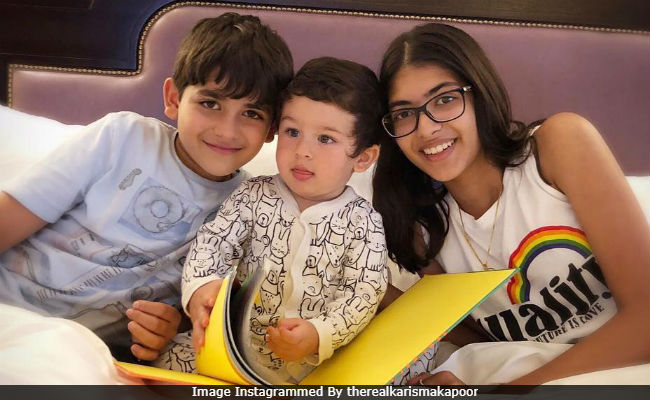 Oh, Nothing. Just Taimur Ali Khan In The Cutest Birthday Wish From Aunt Karisma, Cousins Samiera And Kiaan