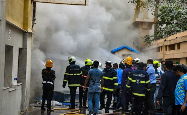 Major Fire At Commercial Complex In Mumbai, 12 Firefighters Injured