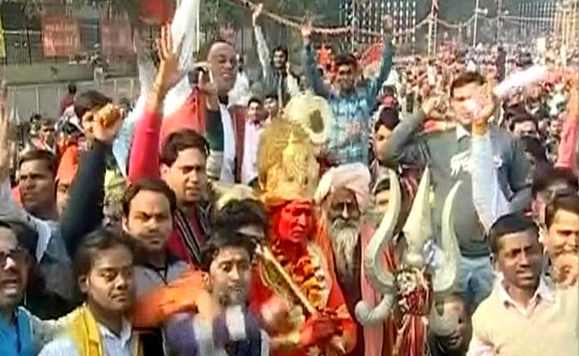 At Mega Delhi Rally For Ram Temple, RSS Man Targets "Those In Power"