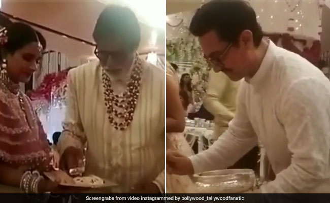 ईशा अंबानी की शादी में अमिताभ बच्चन, आमिर खान और ऐश्वर्या ने यूं मेहमानों की खिलाई दावत, VIDEO VIRAL