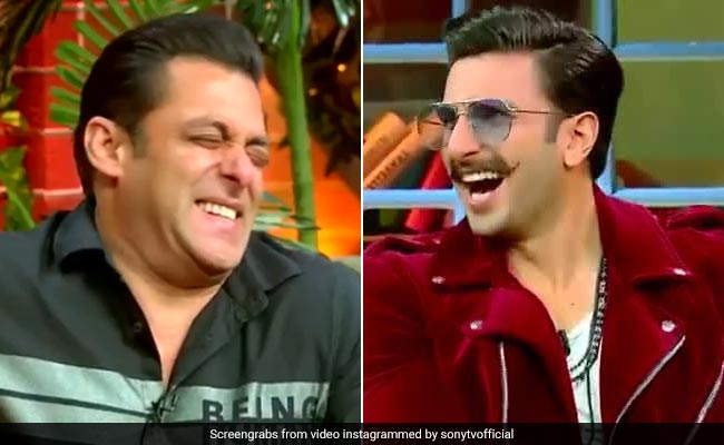 'द कपिल शर्मा शो' में खूब ठहाके लगाकर हंसे सलमान खान-रणवीर सिंह, Video हो रहा वायरल