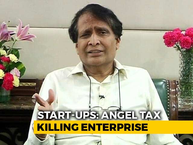 Start-Ups Troubled By Angel Tax, Suresh Prabhu To Take Up Issue