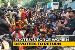 Women Evicted From Sabarimala Base Camp Amid Protests Women Evicted From Sabarimala Base Camp Amid Protests
