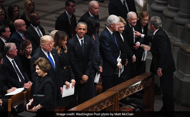 HW Bush Eulogies Highlight Stark Divides Between Presidents 41 And 45