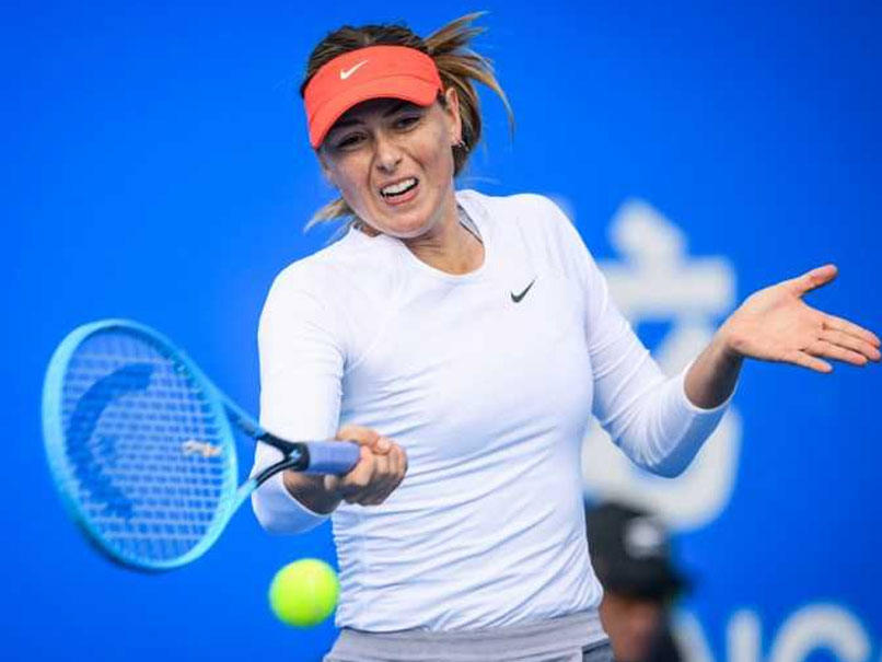Maria Sharapova's Campaign Off To Tough Start In Shenzhen