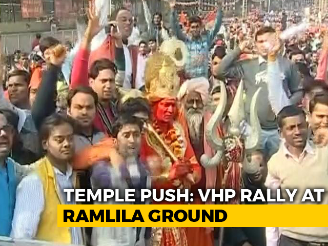 Right-Wing Rally In Delhi Today To Press For Ram Temple In Ayodhya