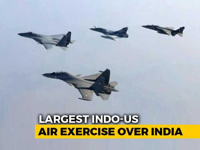 The Largest Ever India-US Air Combat Exercise Over Indian Airspace