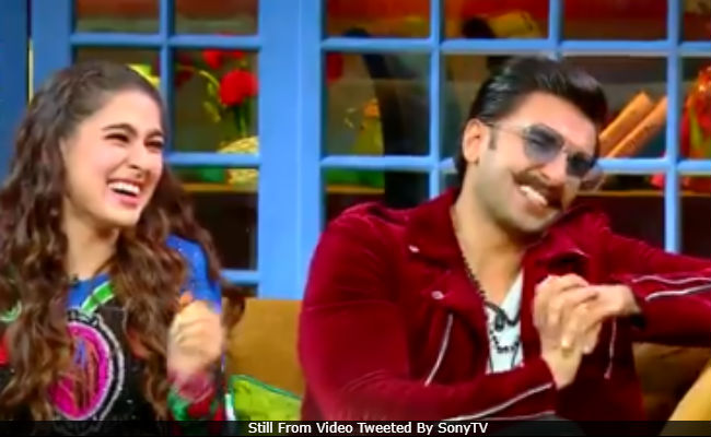 <i>The Kapil Sharma Show</i> Teaser: <i>Simmba</i> Stars Ranveer Singh And Sara Ali Khan Just Can't Stop Laughing
