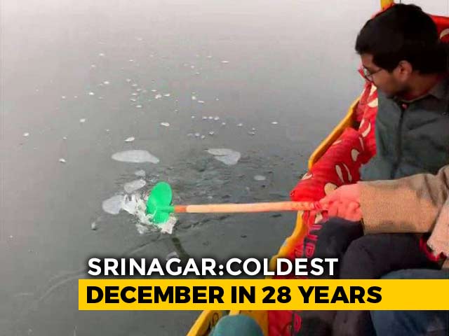 Srinagar Witnesses Coldest Night In 28 Years At Minus 7.6 Degrees