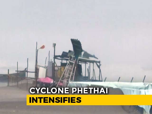 Cyclone Phethai Makes Landfall At Andhra Pradesh's Katrenikona