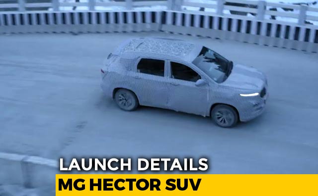 MG Hector SUV Launch Details