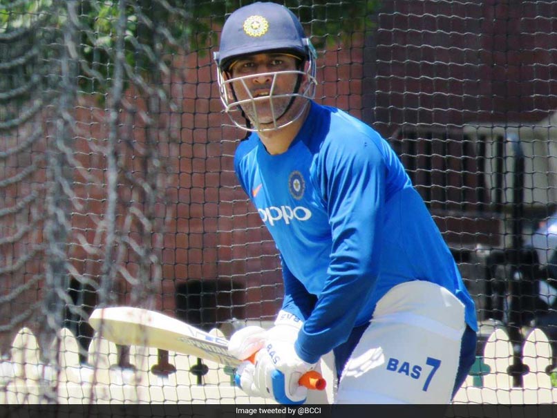MS Dhoni, Shikhar Dhawan Attend India's Optional Training Session Ahead Of 1st ODI