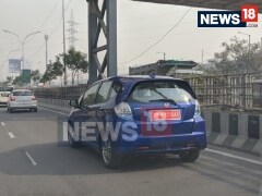 Honda Jazz EV Spotted Testing In India Honda Jazz EV Spotted Testing In India