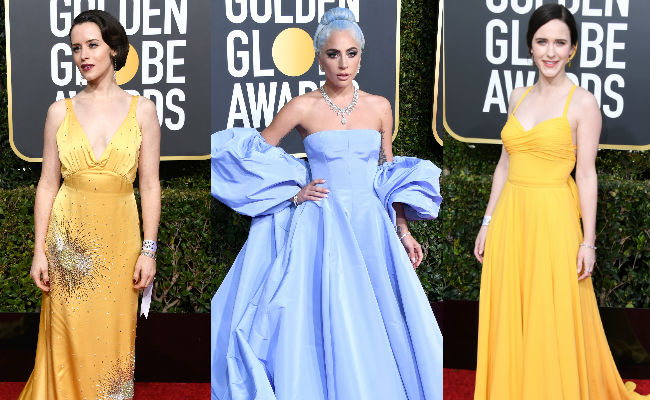green emerald velvet dress The Marvelous Mrs. Maisel wins two Golden Globe Awards