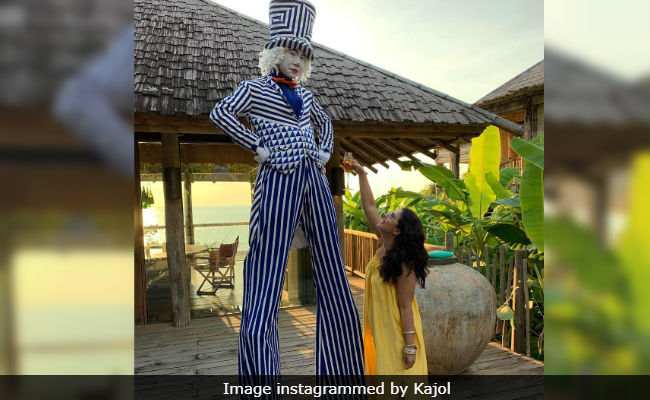 Kajol Raised A Toast To 2019 And Then She Was Photobombed By...