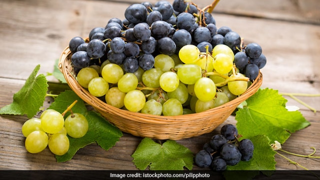 Grapes have a high water content, making them a hydrating snack
