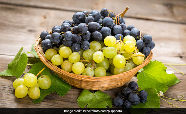 Grapes have a high water content, making them a hydrating snack