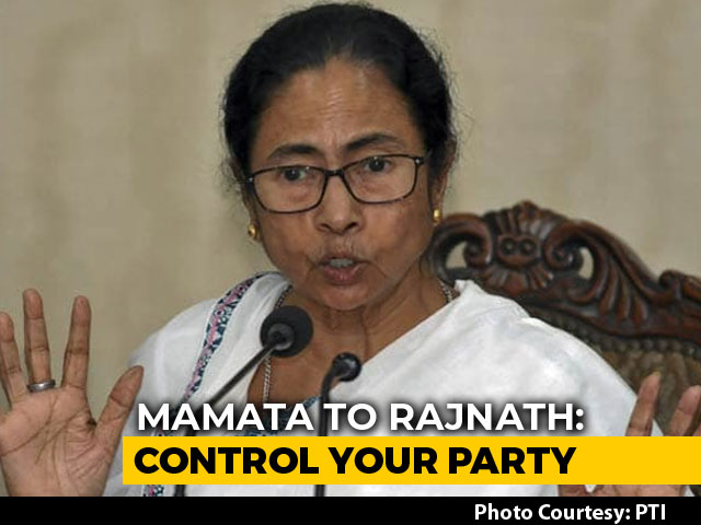 Mamata Banerjee, Rajnath Singh Have Heated Exchange After Amit Shah Rally
