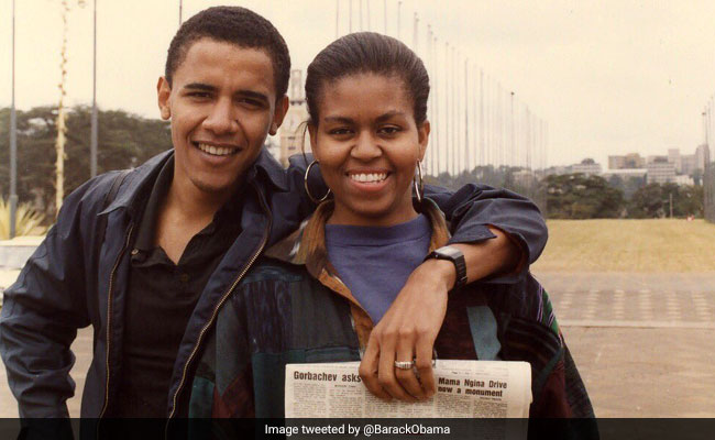 Over 5 Million 'Likes' For Sweet Throwback Pic Of Barack And Michelle Obama