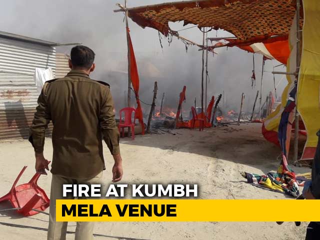 Fire Breaks Out In Camp Day Before Kumbh Mela In UP, No Injuries Reported