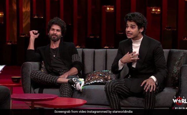 ईशान खट्टर के फोन में इस नाम से सेव है जाह्नवी कपूर का नंबर, करण जौहर के शो में हुआ खुलासा, देखें Video