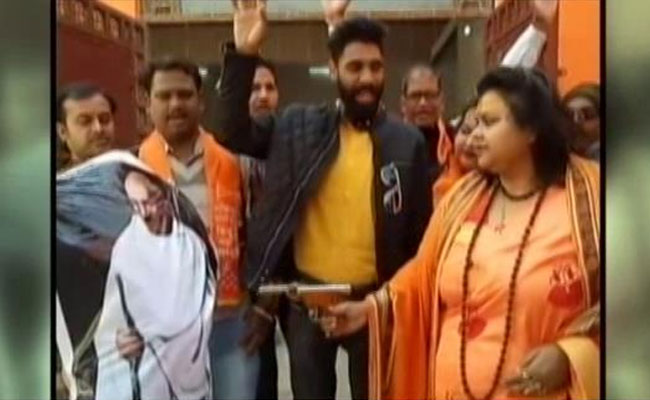 Right-Wing Leader Who Shot At Mahatma Gandhi's Effigy In UP Arrested
