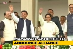Akhilesh Yadav, Mayawati Tie-Up Today; "Dangerous Mistake," Says Congress Akhilesh Yadav, Mayawati Tie-Up Today; "Dangerous Mistake," Says Congress