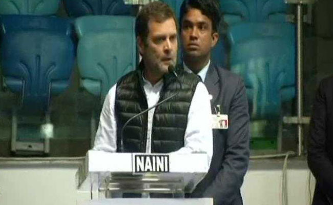 कांग्रेस ने अंग्रेजों से लड़ाई लड़ी, जबकि आरएसएस के नेता उनसे दया की भीख मांग रहे थे : राहुल गांधी