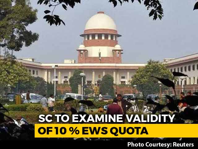 Supreme Court Doesn't Hold 10 Per Cent Quota But Will Examine Validity