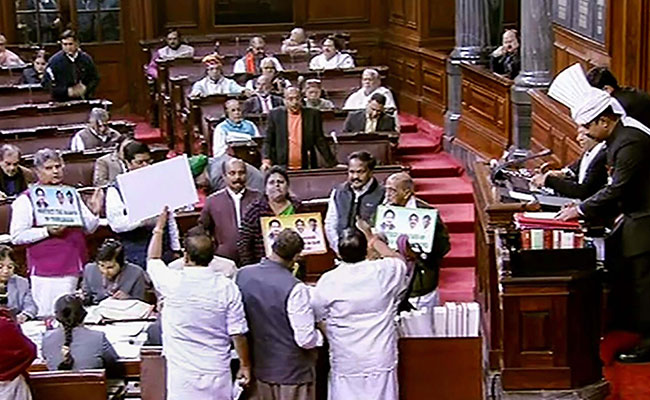 26 AIADMK Lawmakers Suspended For Disrupting Lok Sabha Over Cauvery Issue