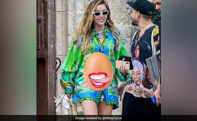 "Not Egg-xpecting": Miley Cyrus Refutes Pregnancy Rumours With Viral Egg Pic
