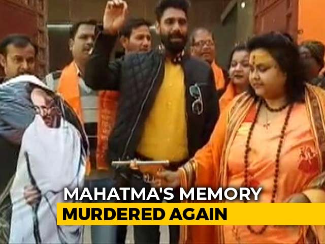 Hindu Mahasabha "Recreates" Mahatma Gandhi's Assassination In UP