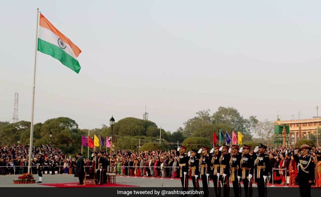 Indian Tunes At Beating Retreat Ceremony, Fascinating Crowds At Rajpath