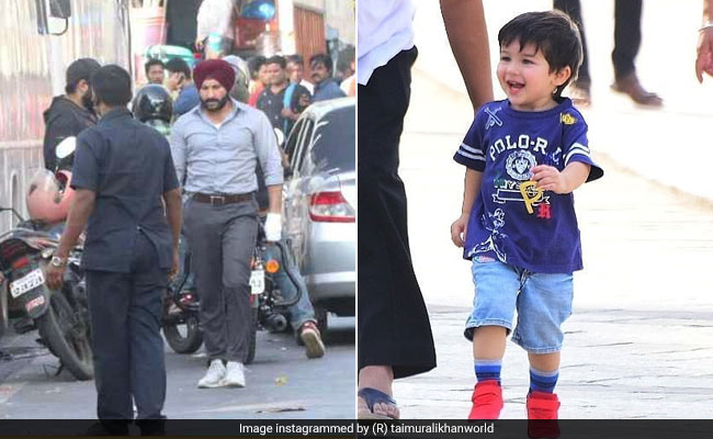 Taimur, Saif Ali Khan's Little Visitor On The Sets Of <I>Sacred Games 2</I>. See Pics