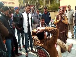 UP Cop Shifted Out After Video Shows Elderly Woman Pleading At His Feet UP Cop Shifted Out After Video Shows Elderly Woman Pleading At His Feet