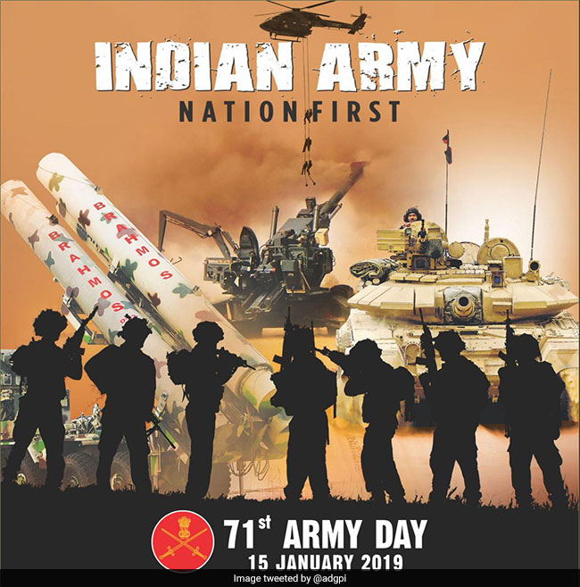 Army Day 2019: Twitter Explodes With Salutes To "Guardians Of Borders"