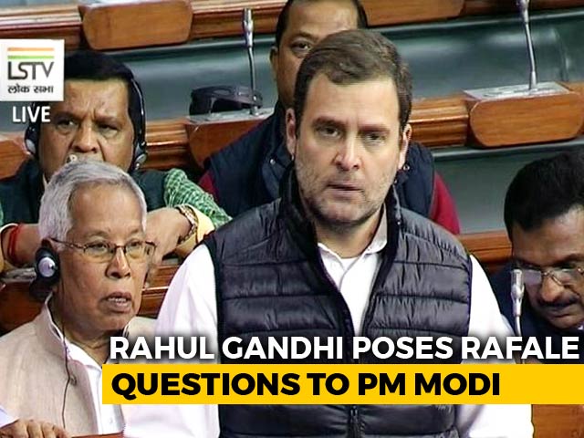 "PM Modi Hides In His Room, Lacks Guts": Rahul Gandhi's Rafale Offensive
